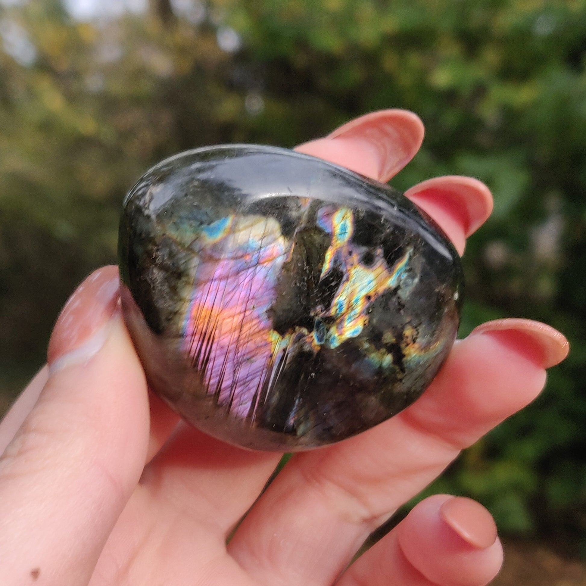 Labradorite Palm Stone (#47N) - Simply Affinity