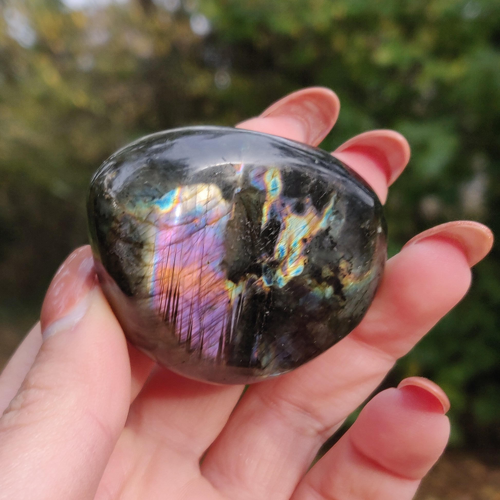 Labradorite Palm Stone (#47N) - Simply Affinity