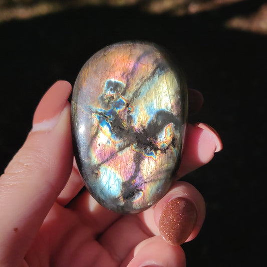 Labradorite Palm Stone (#23N) - Simply Affinity