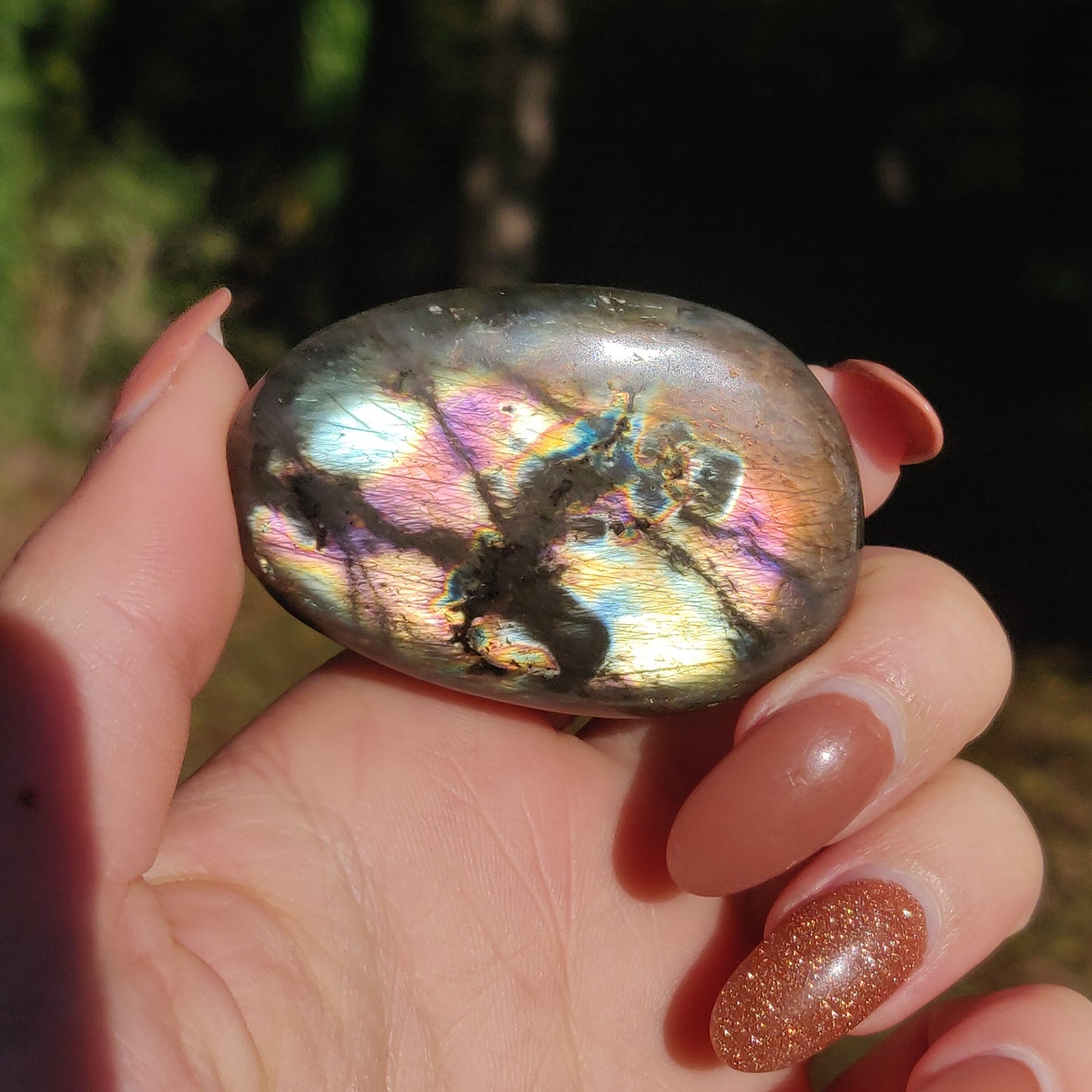 Labradorite Palm Stone (#23N) - Simply Affinity
