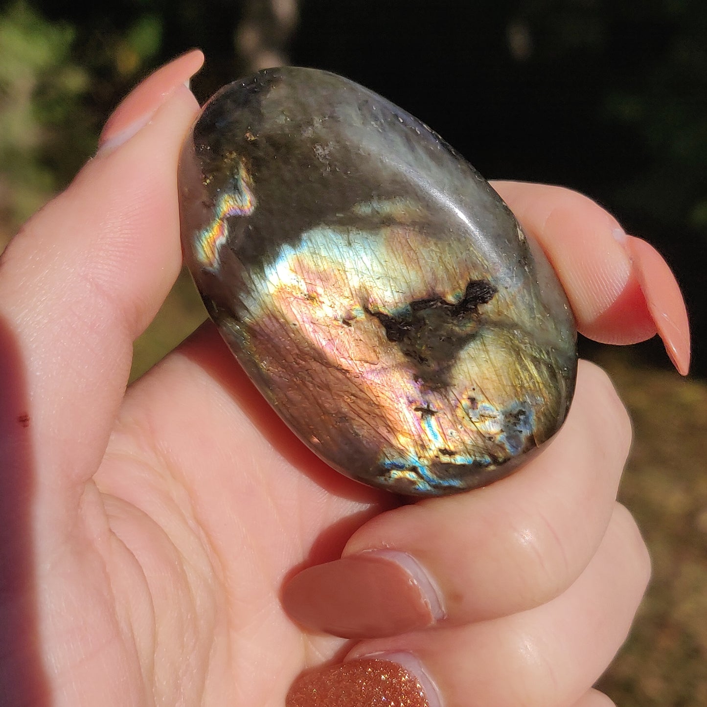 Labradorite Palm Stone (#23N) - Simply Affinity