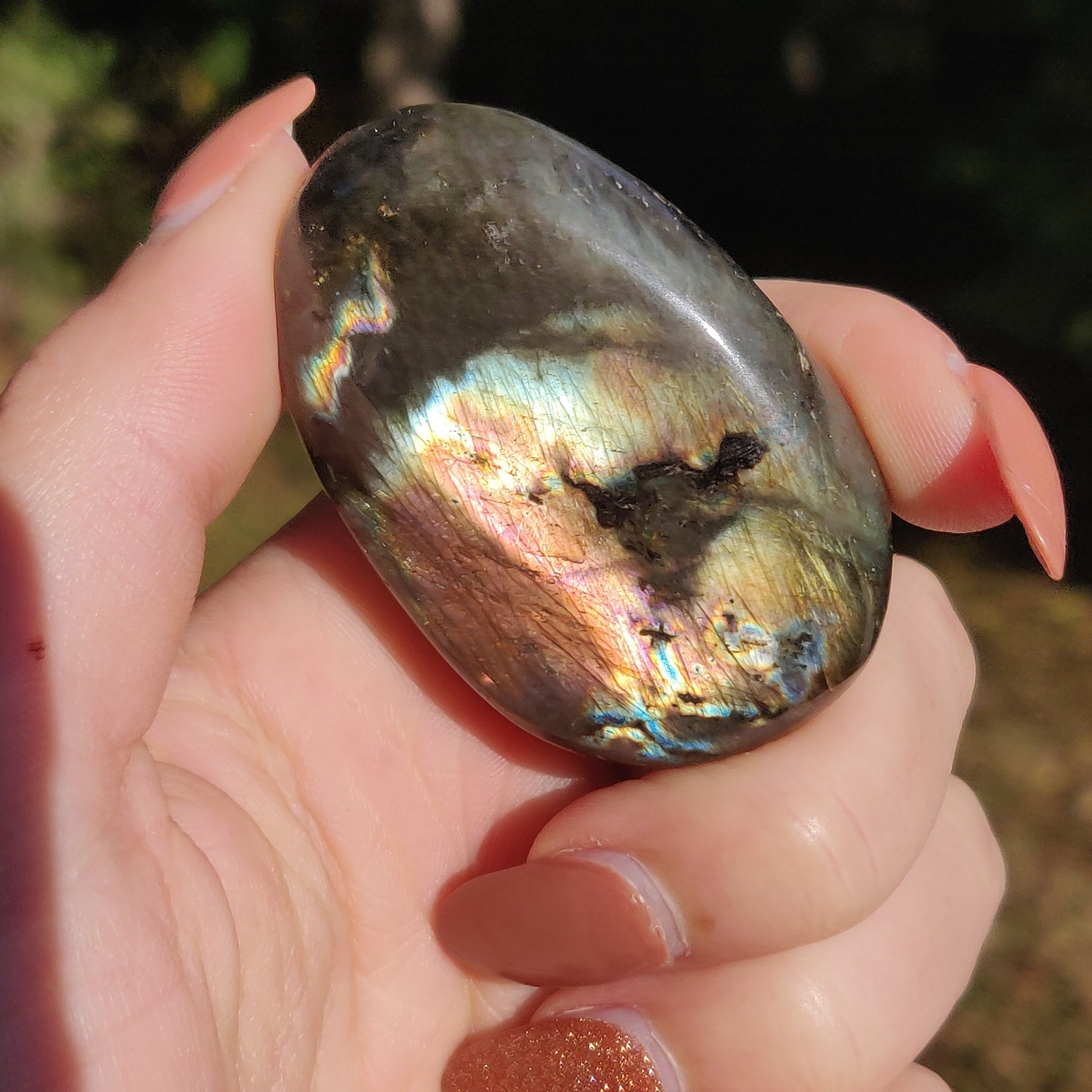 Labradorite Palm Stone (#23N) - Simply Affinity