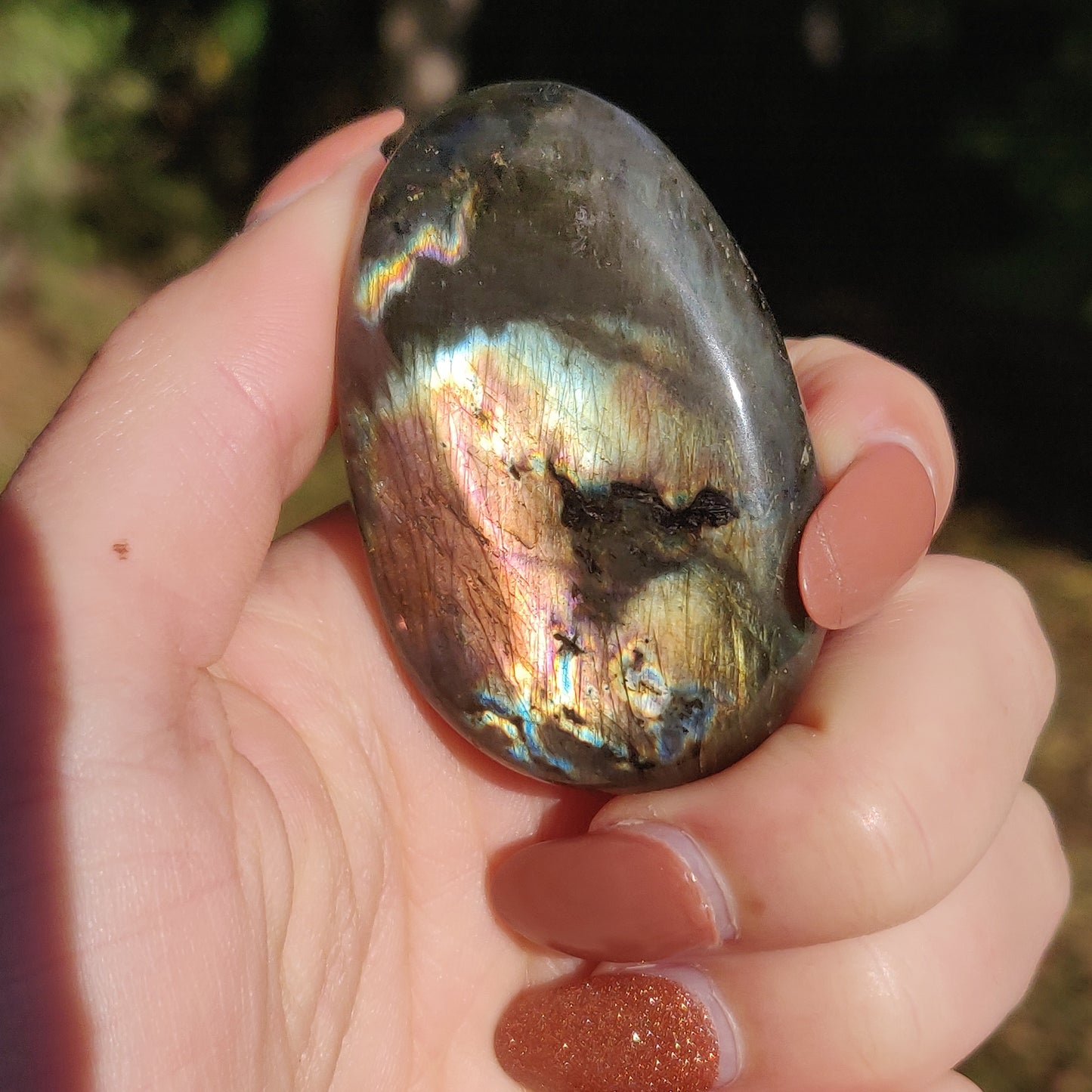 Labradorite Palm Stone (#23N) - Simply Affinity