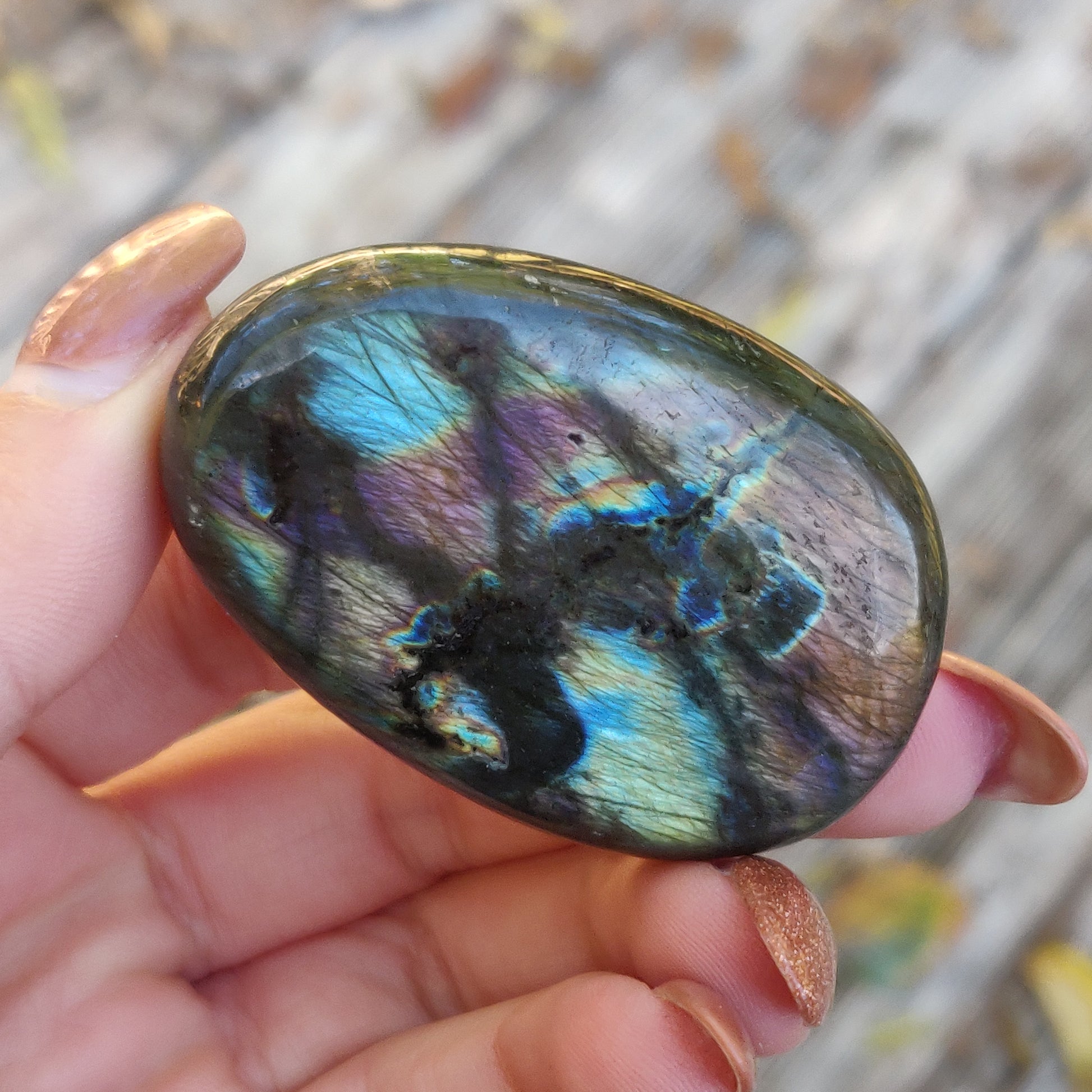 Labradorite Palm Stone (#23N) - Simply Affinity