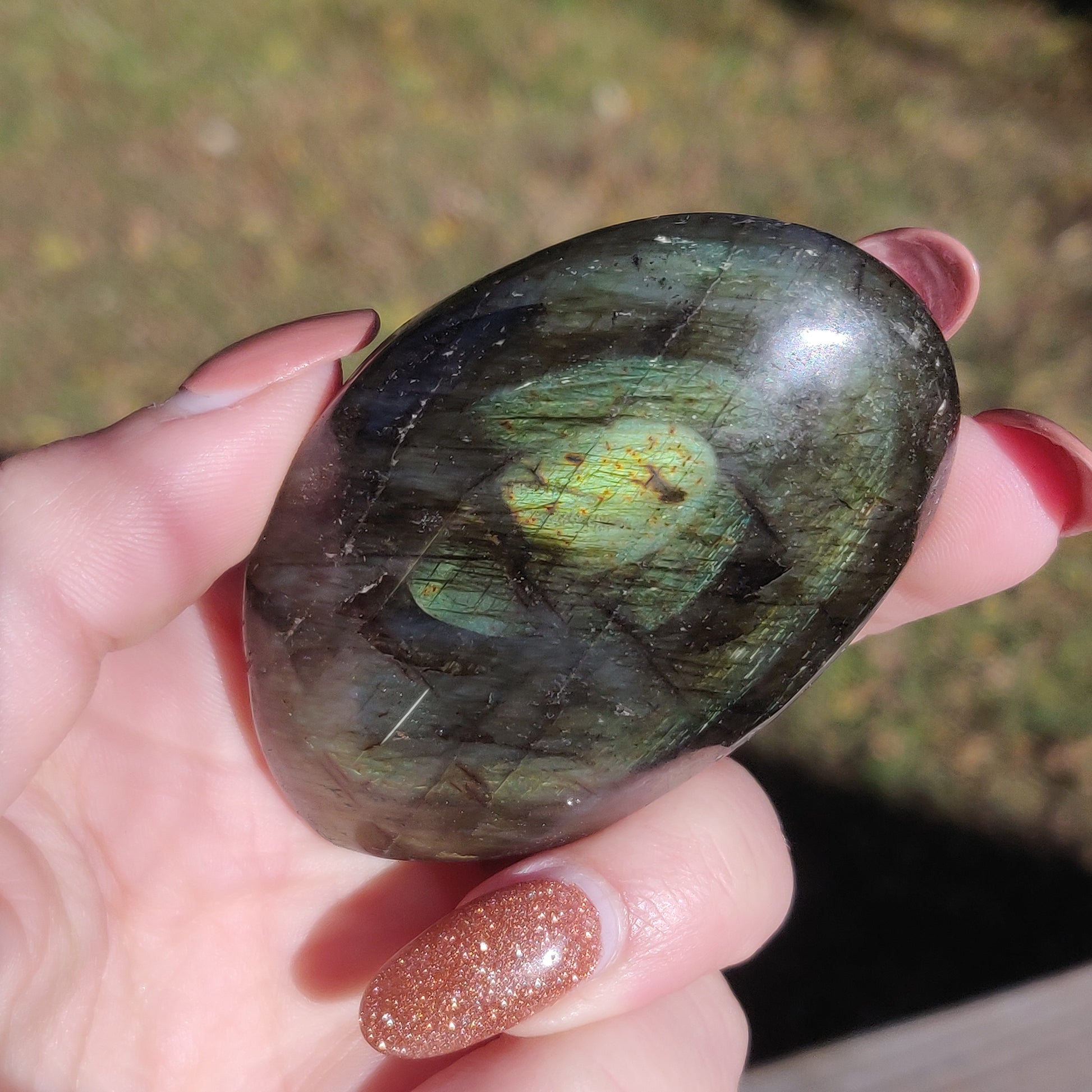 Labradorite Palm Stone (#24) - Simply Affinity