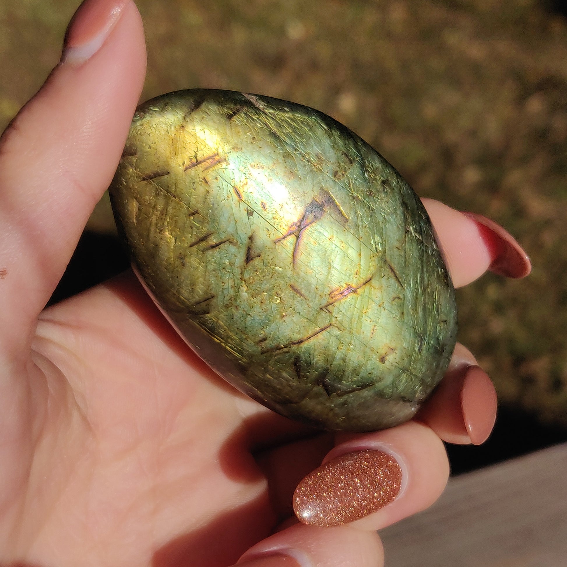 Labradorite Palm Stone (#24) - Simply Affinity