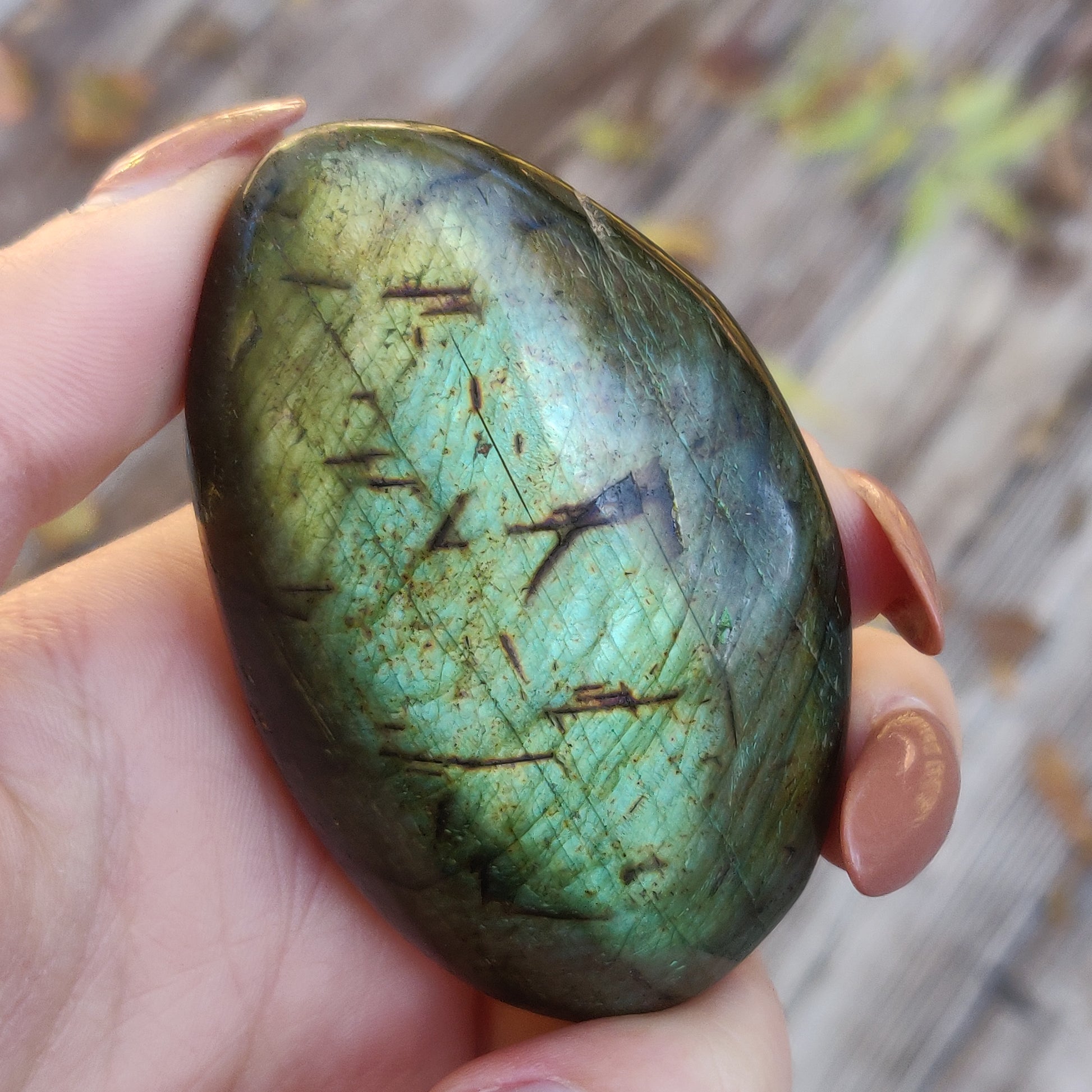 Labradorite Palm Stone (#24) - Simply Affinity
