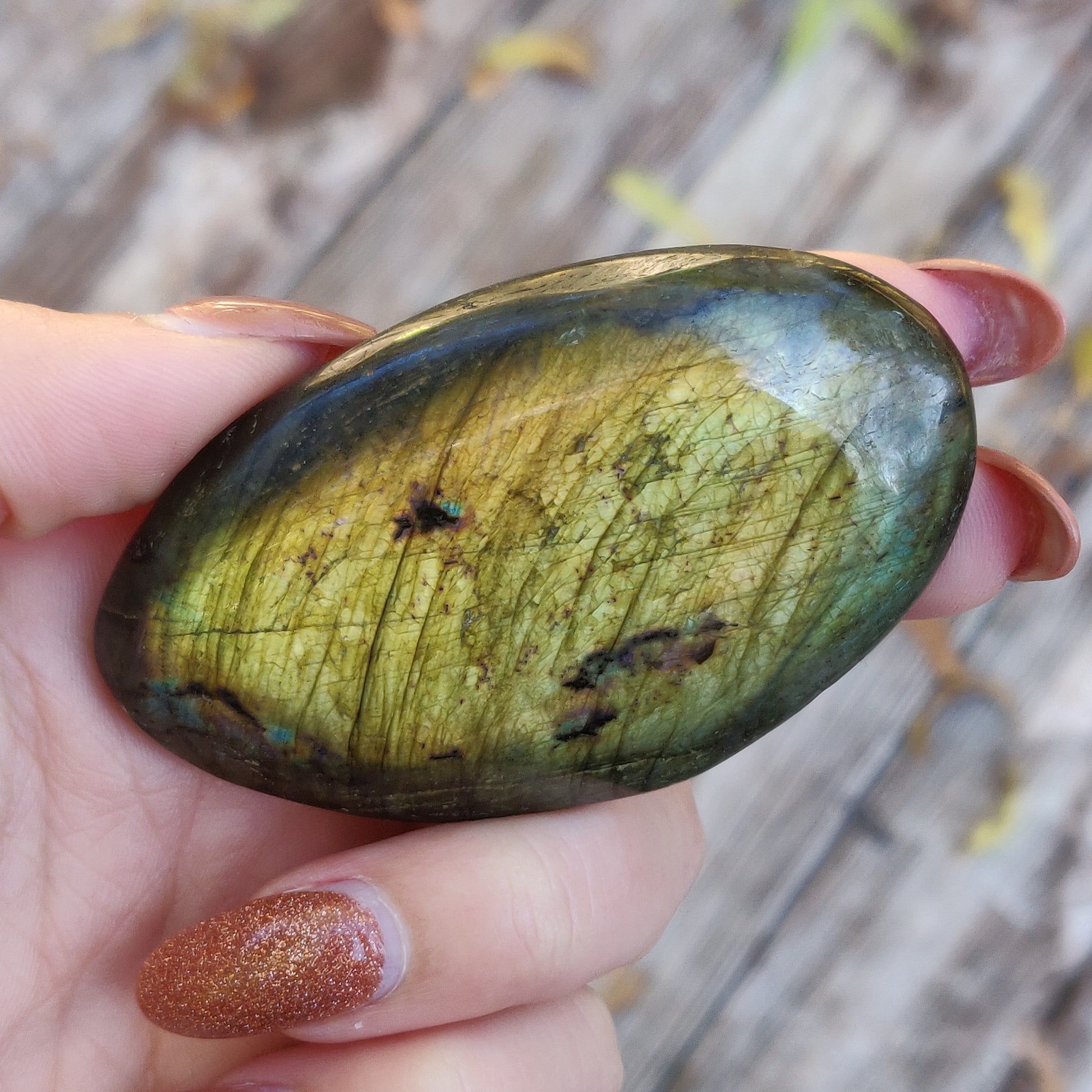 Labradorite Palm Stone (#24) - Simply Affinity