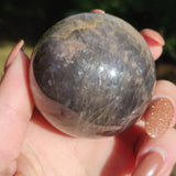 Black Moonstone Sphere (#3)