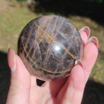 Black Moonstone Sphere (#4)