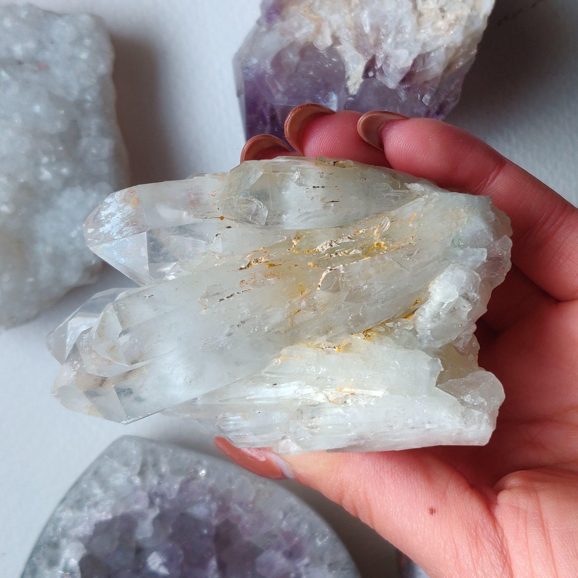 Clear Quartz Cluster (#5) - Simply Affinity