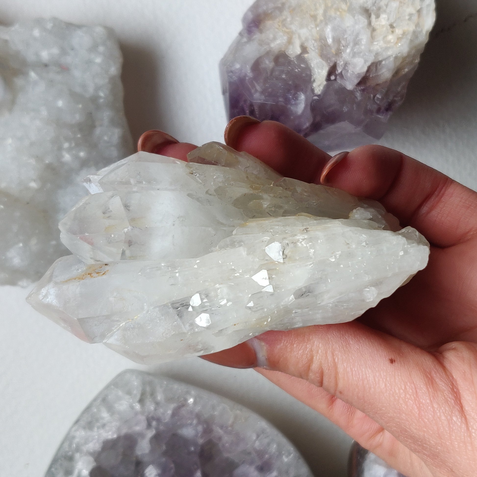Clear Quartz Cluster (#5) - Simply Affinity