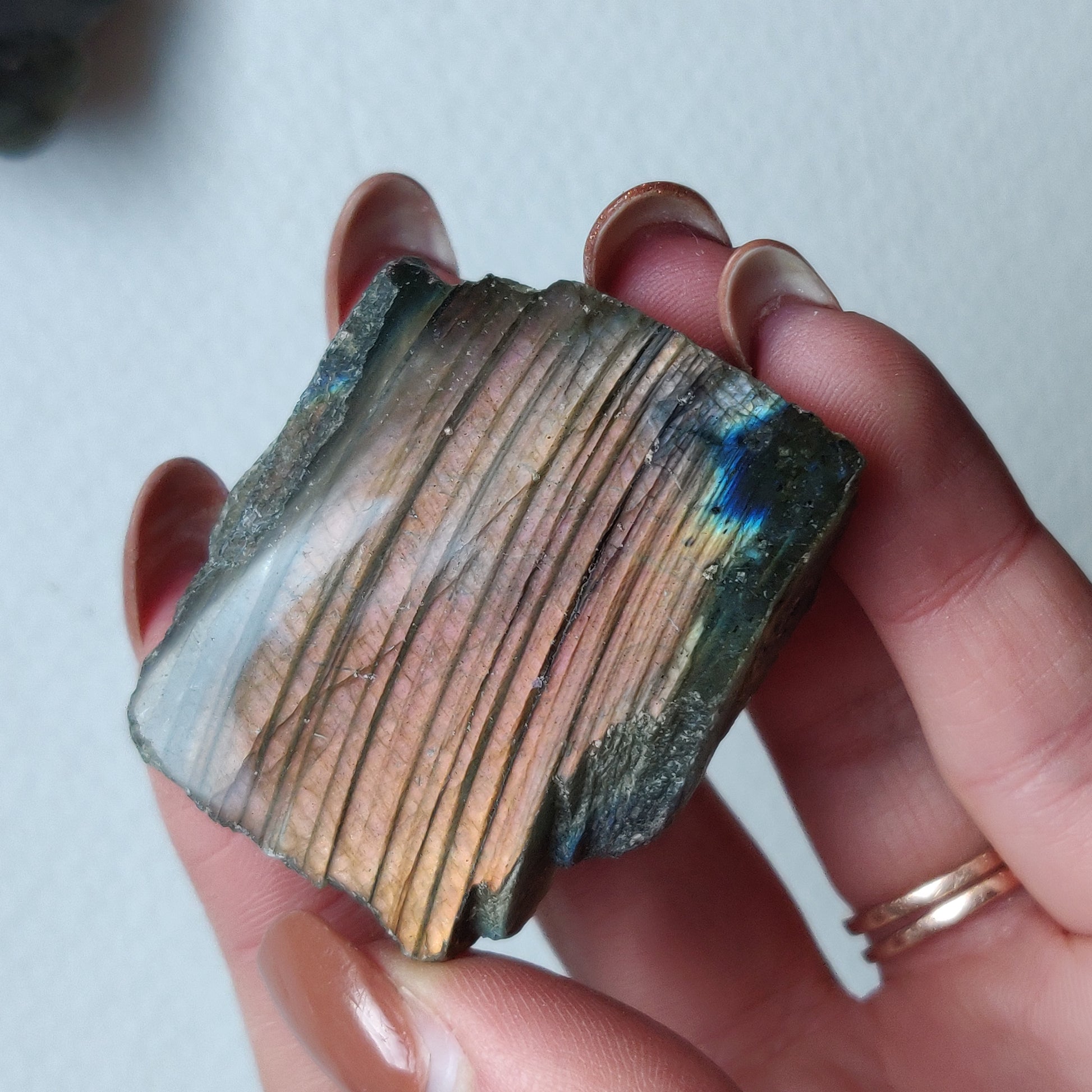 Labradorite Slab - Self Standing (#38) - Simply Affinity