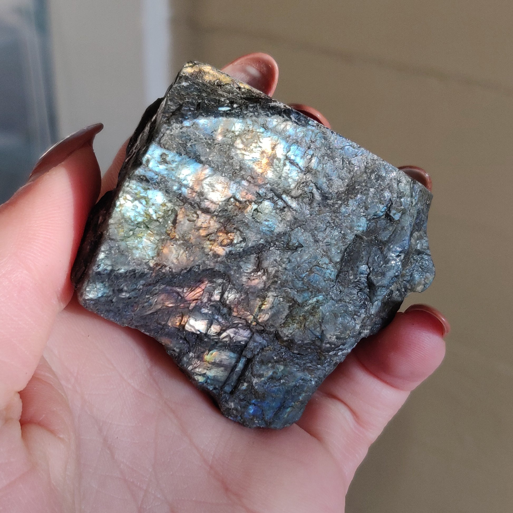 Labradorite Slab - Self Standing (#43) - Simply Affinity