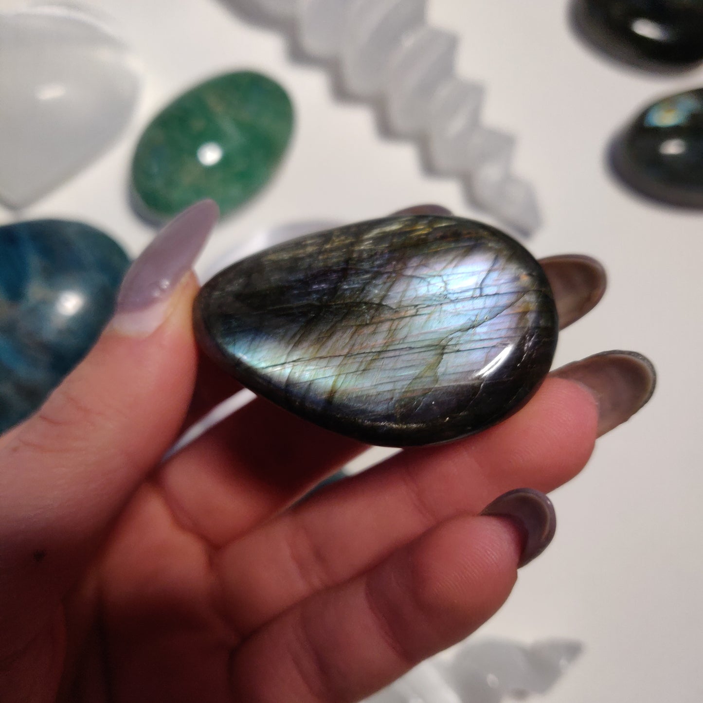 Labradorite Palm Stone (#79H) - Simply Affinity