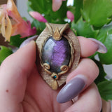 Handmade Purple Labradorite Necklace - Ready to Ship - Simply Affinity