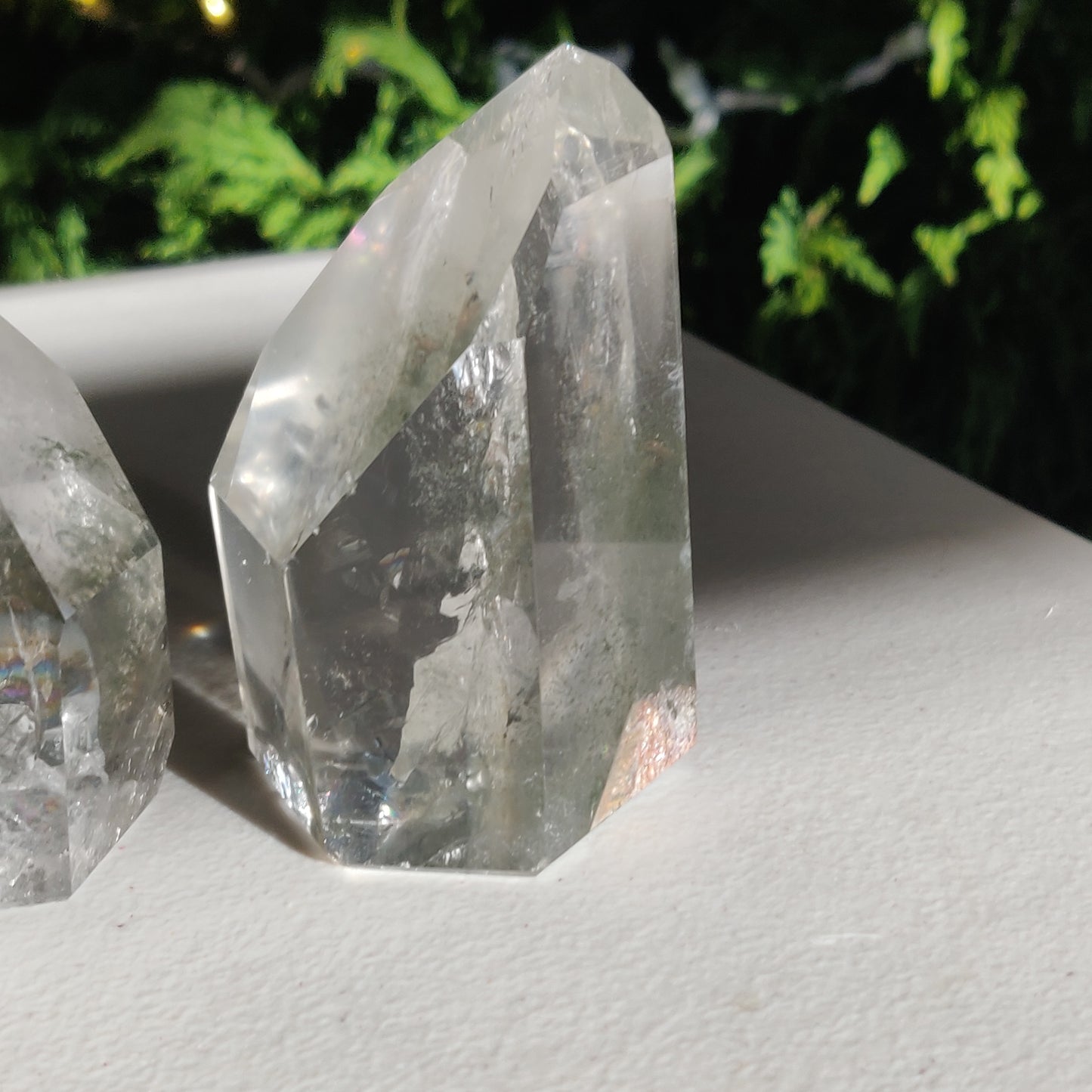 Garden Quartz Point, Lodolite Point (#5)