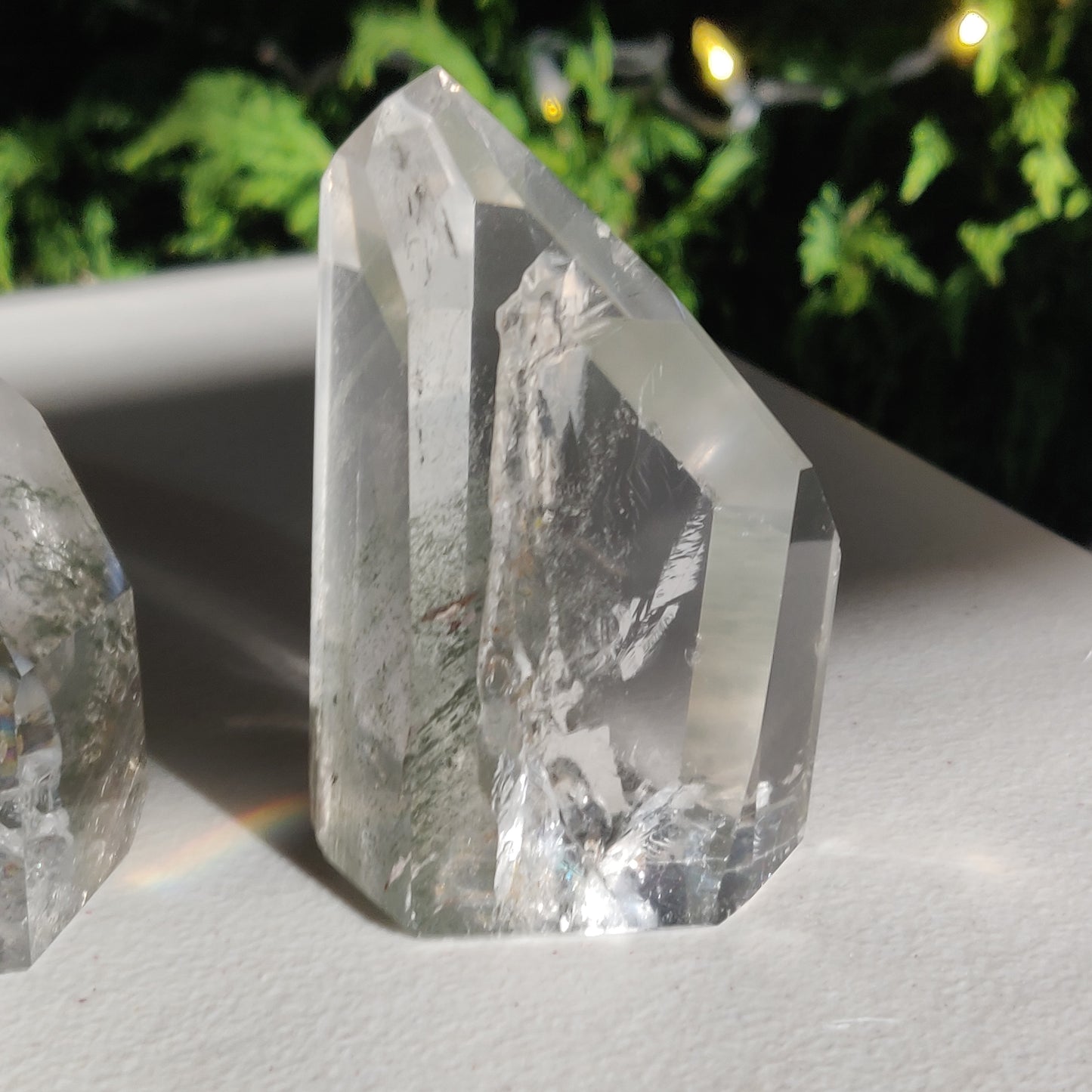 Garden Quartz Point, Lodolite Point (#5)