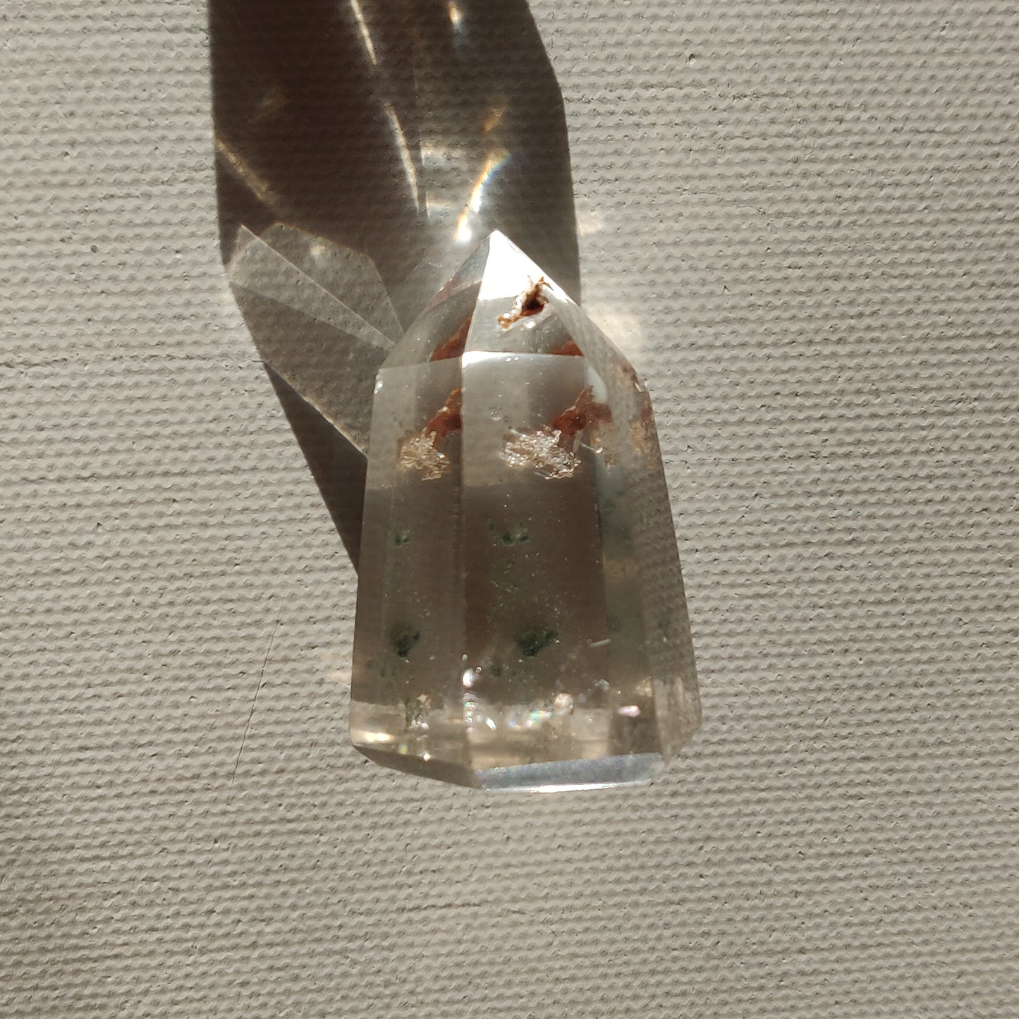 Garden Quartz Point, Lodolite Point (#8)
