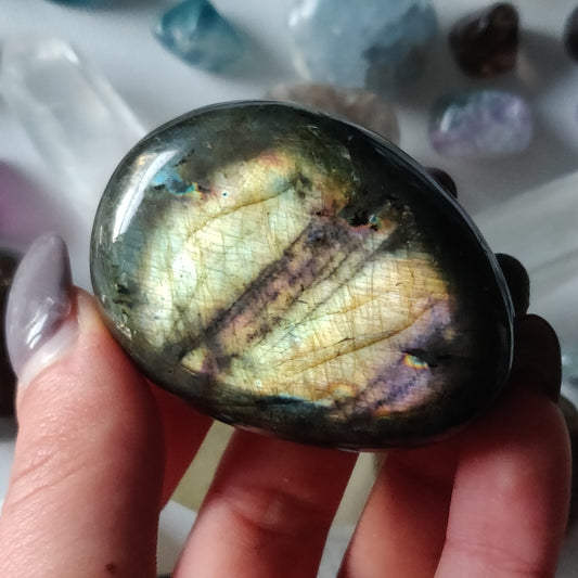 Labradorite Palm Stone (#90H) - Simply Affinity
