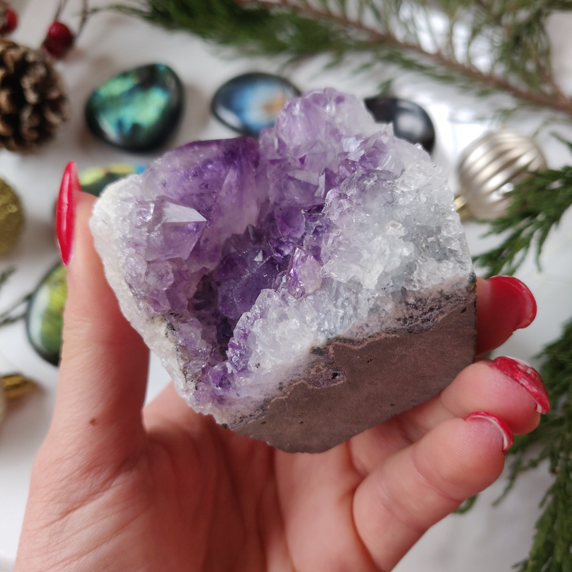 Amethyst Geode Free Form, Cut Base (#5) - Simply Affinity