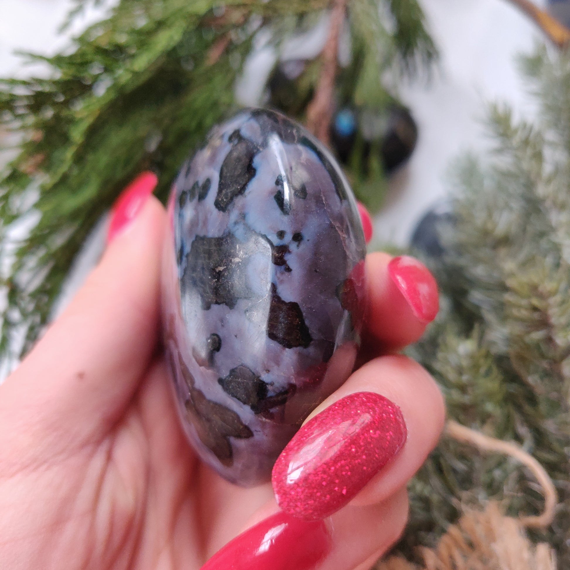 Mystic Merlinite Palm Stone (#1) - Simply Affinity