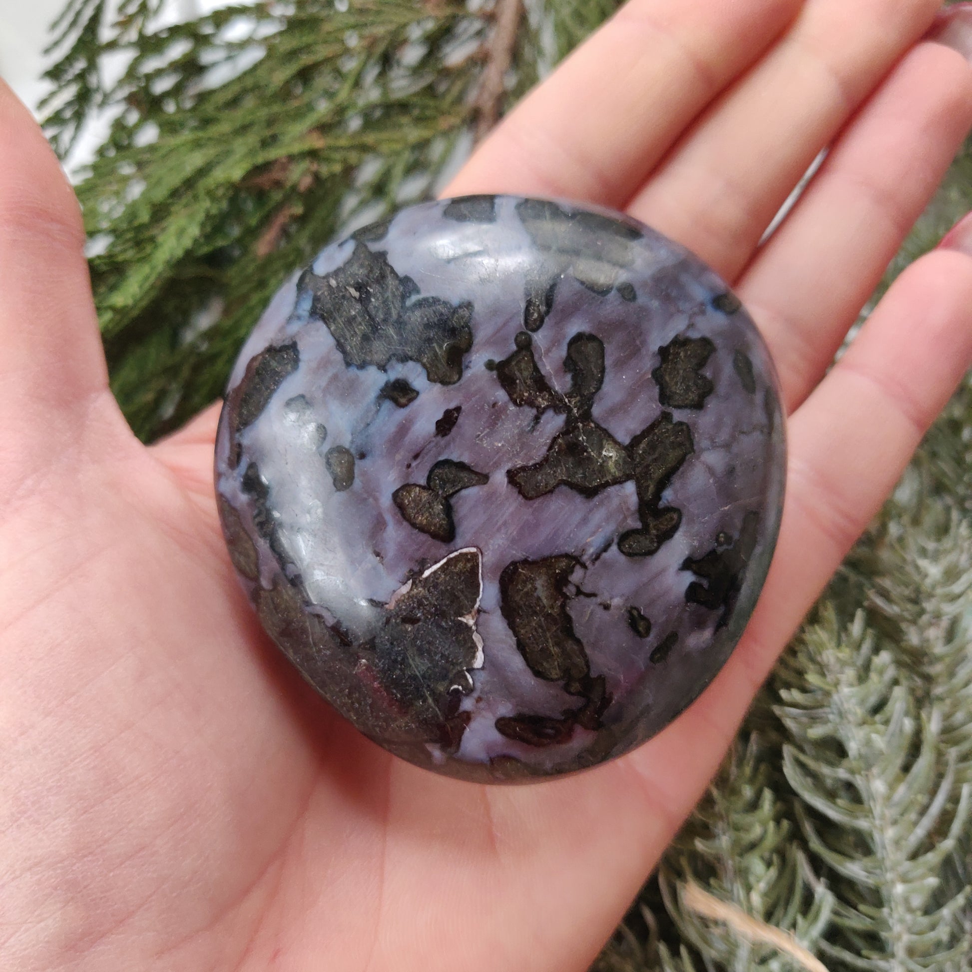 Mystic Merlinite Palm Stone (#1) - Simply Affinity
