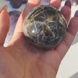 Black Moonstone Sphere (#5)