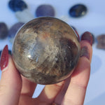 Black Moonstone Sphere (#3)