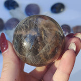 Black Moonstone Sphere (#3)