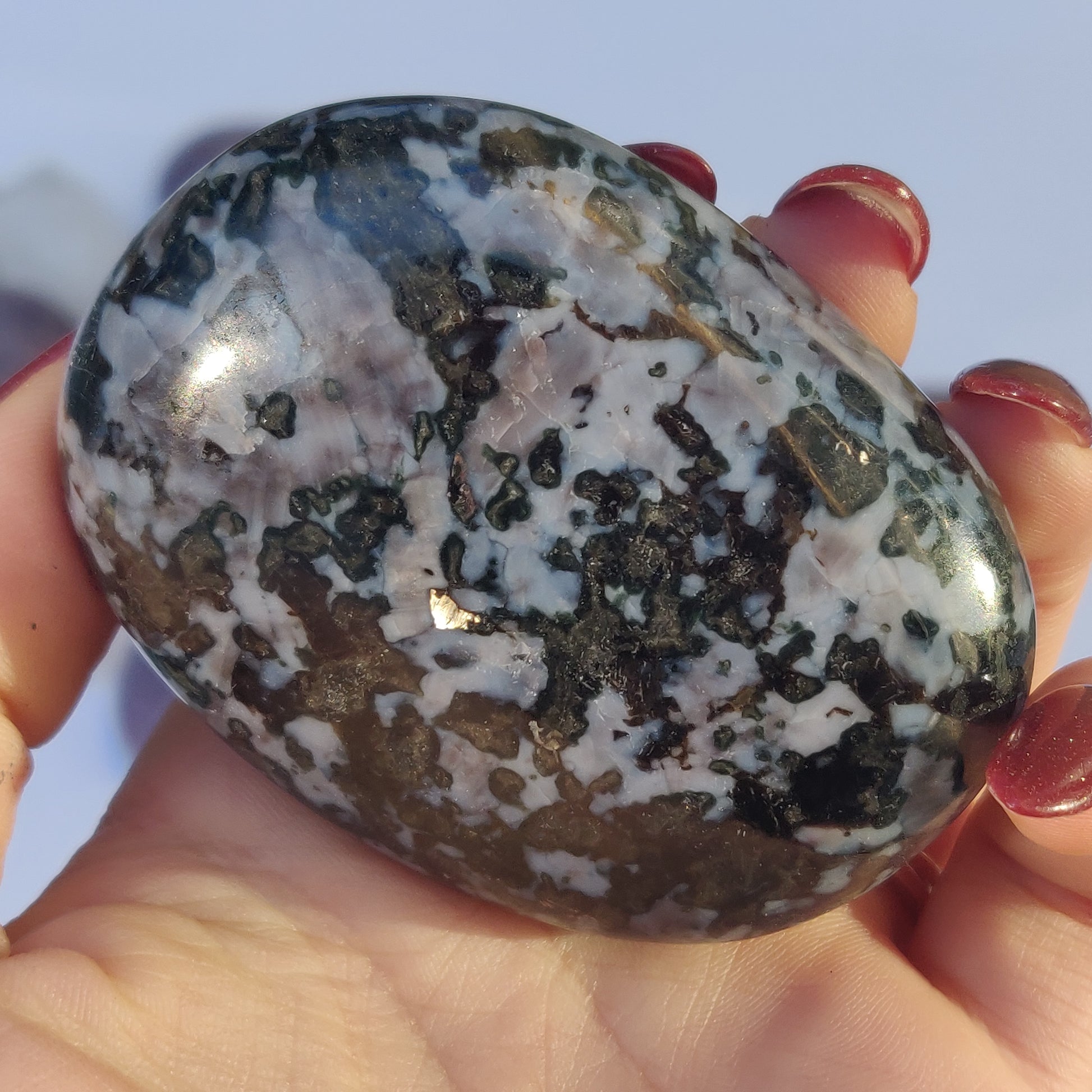 Mystic Merlinite Palm Stone (#8) - Simply Affinity