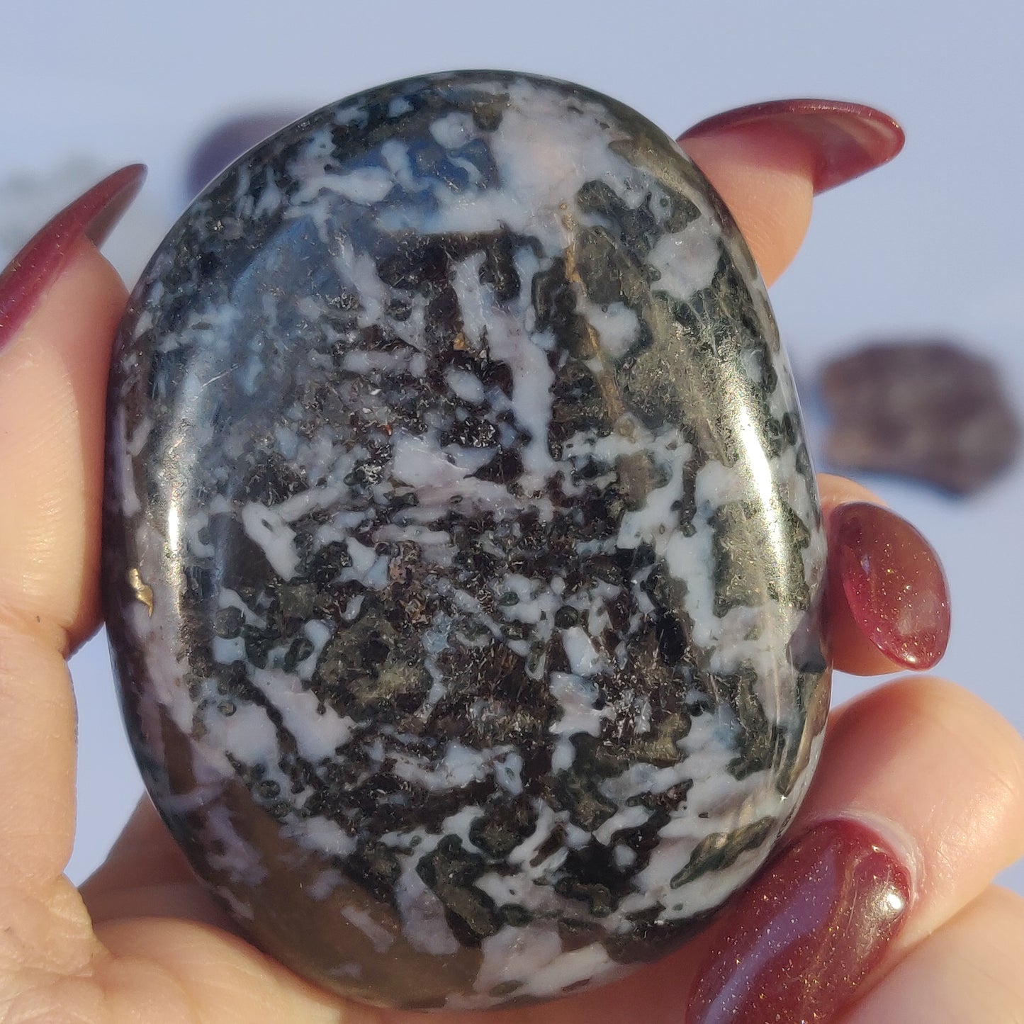 Mystic Merlinite Palm Stone (#8) - Simply Affinity
