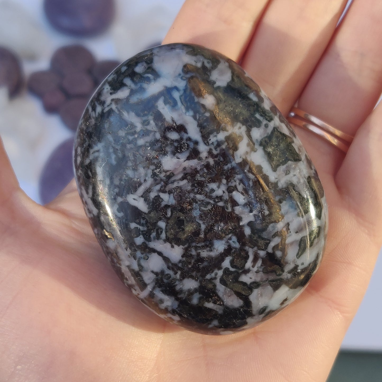 Mystic Merlinite Palm Stone (#8) - Simply Affinity