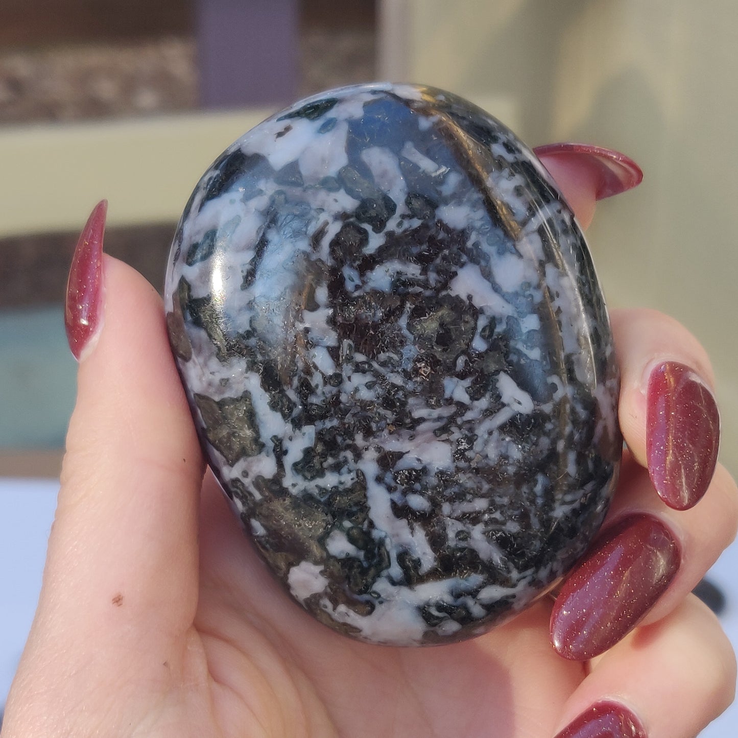 Mystic Merlinite Palm Stone (#8) - Simply Affinity