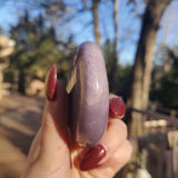 Lepidolite Palm Stone (#9)