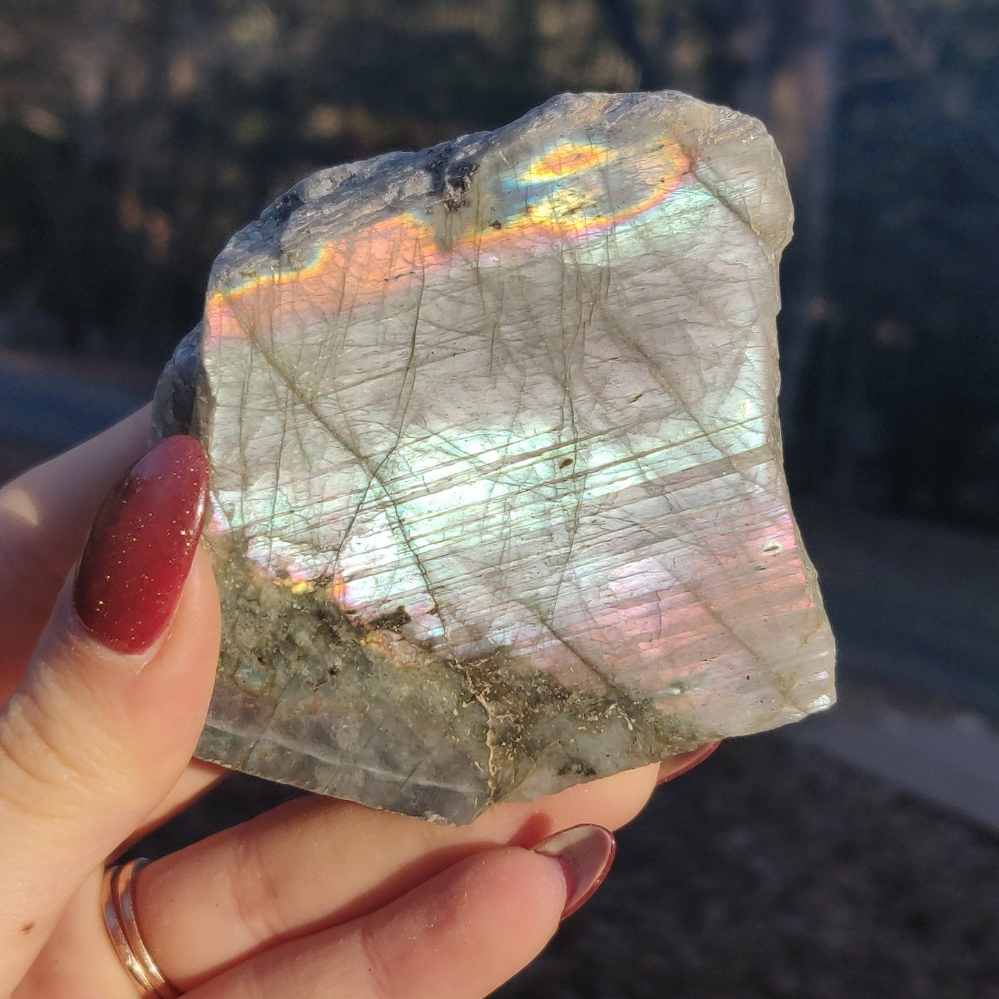 Labradorite Slab - Self-Standing (#37) - Simply Affinity