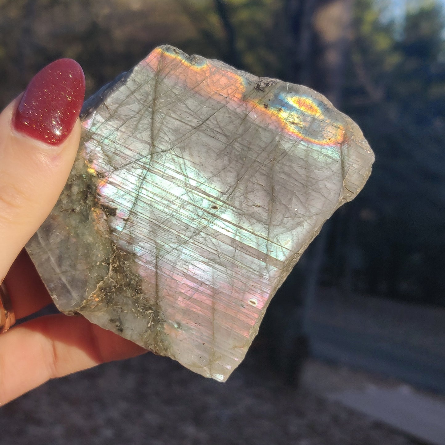 Labradorite Slab - Self-Standing (#37) - Simply Affinity