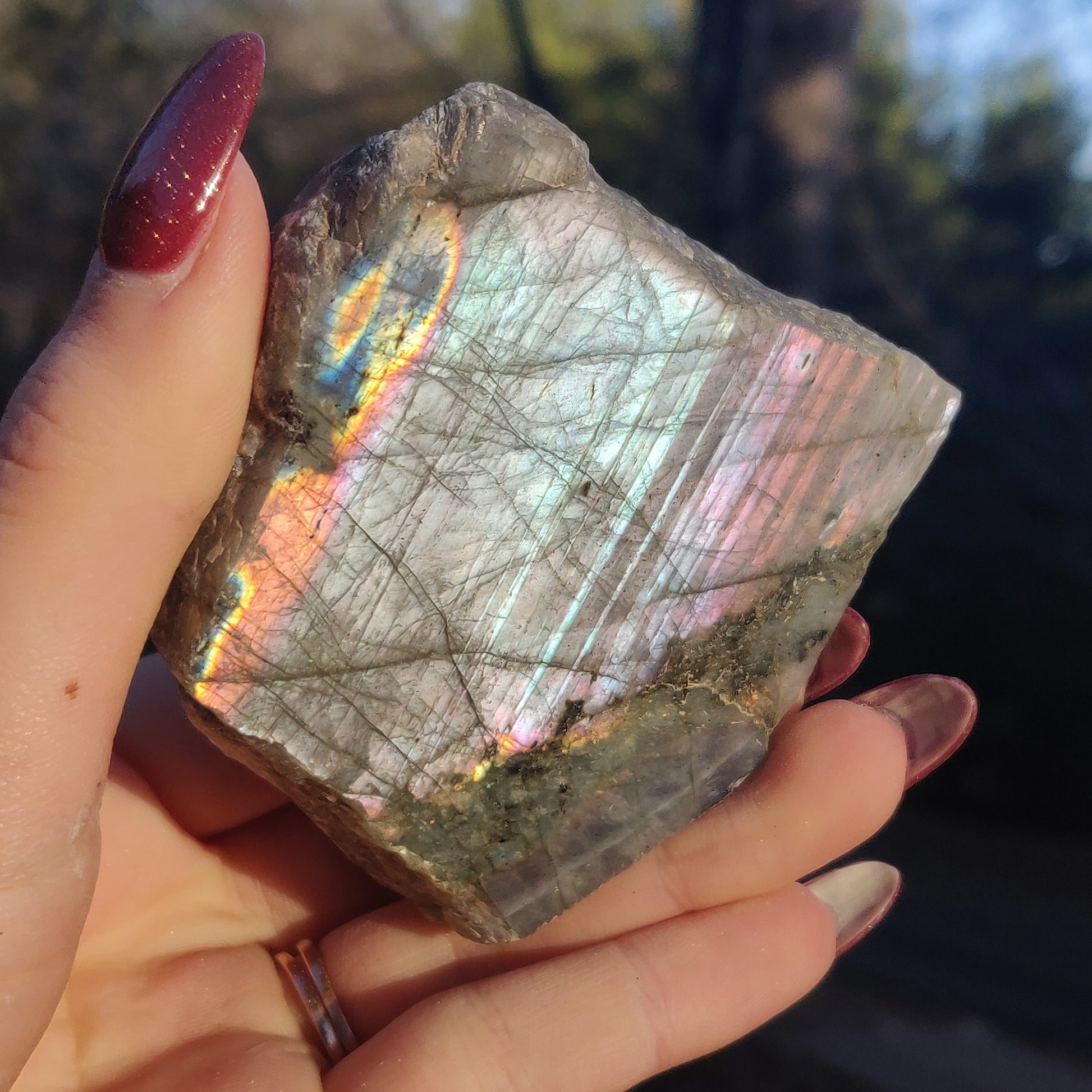 Labradorite Slab - Self-Standing (#37) - Simply Affinity