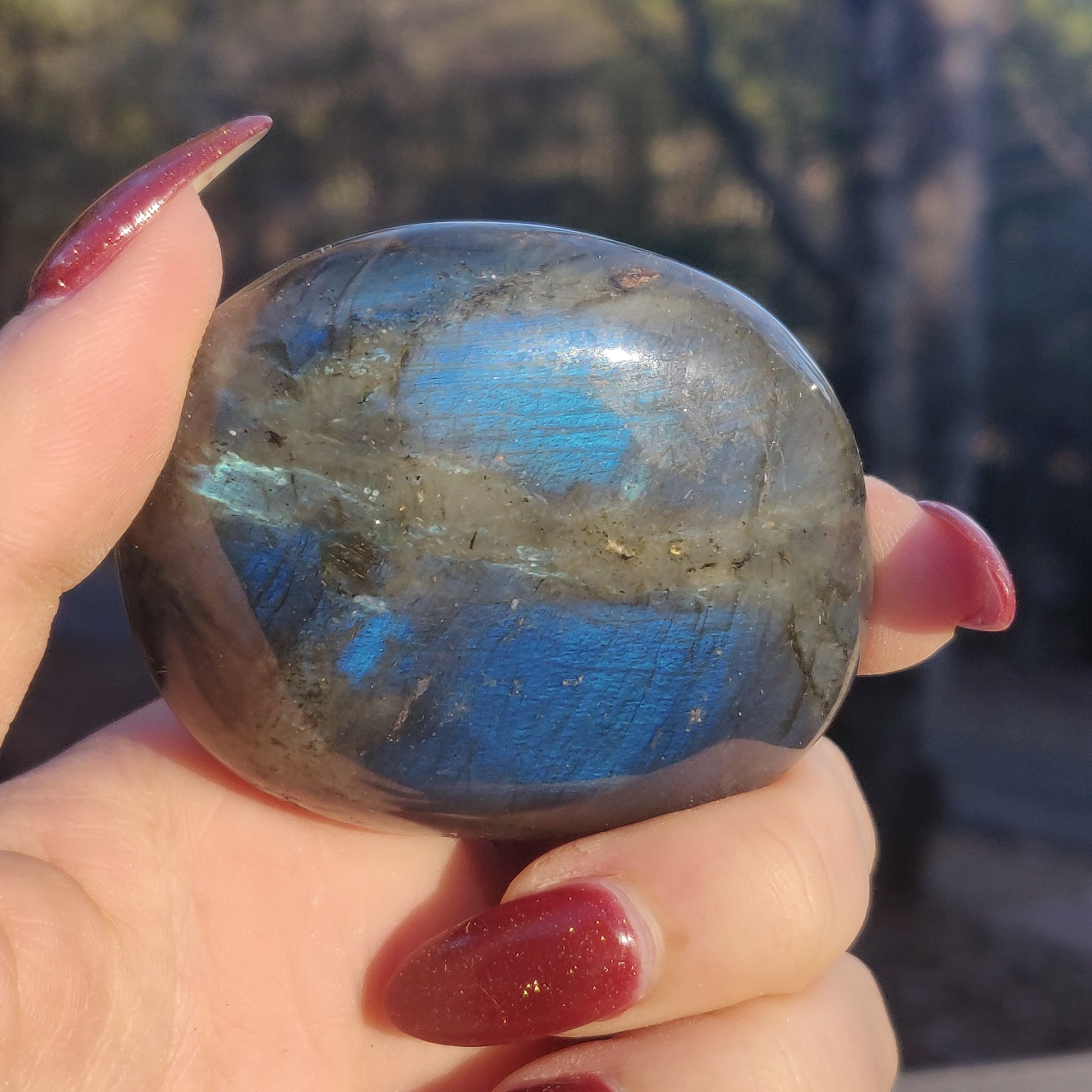 Labradorite Palm Stone (#118A) - Simply Affinity
