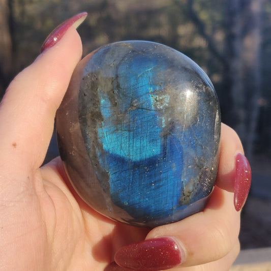 Labradorite Palm Stone (#118A) - Simply Affinity