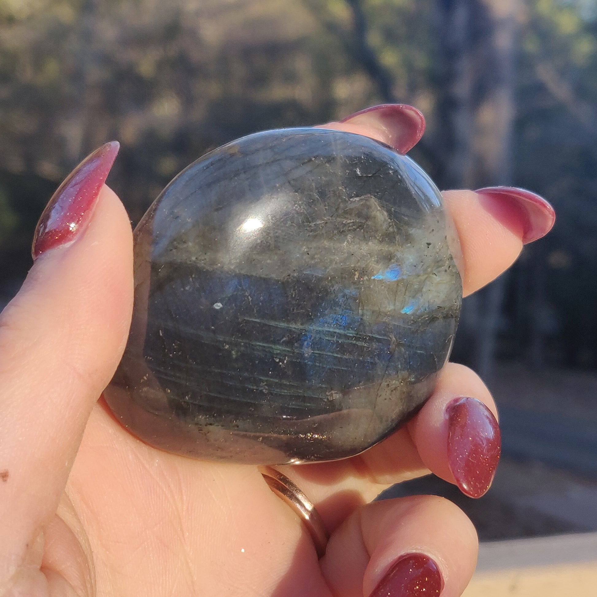 Labradorite Palm Stone (#118A) - Simply Affinity
