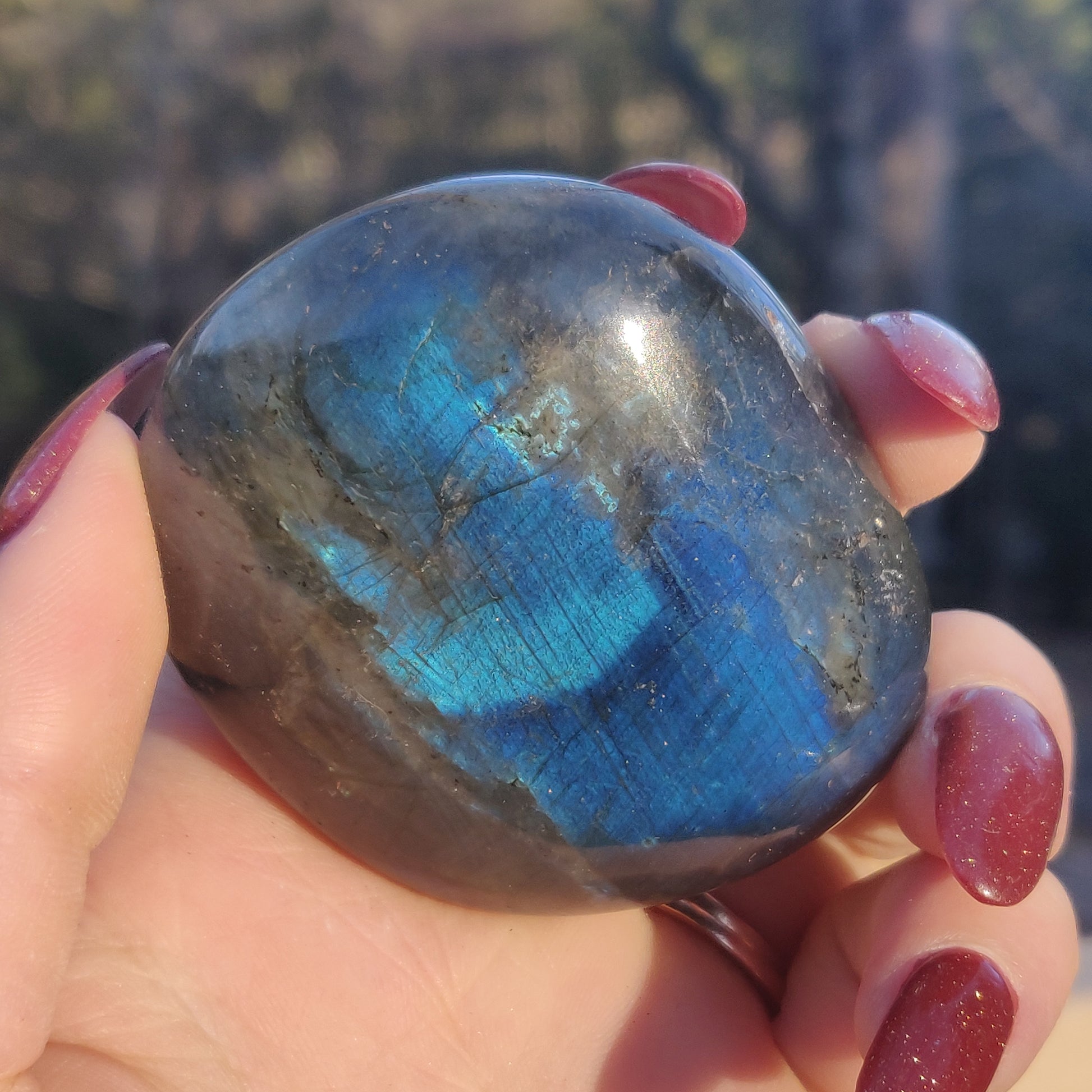Labradorite Palm Stone (#118A) - Simply Affinity