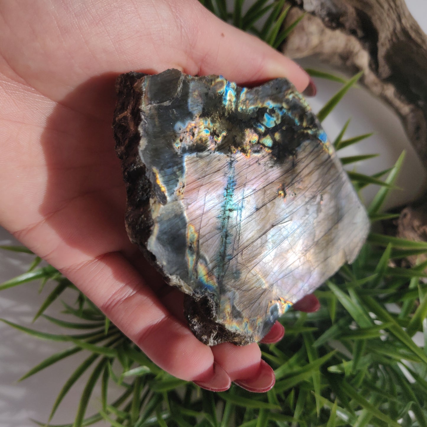 Labradorite Slab - Self-Standing (#49) - Simply Affinity
