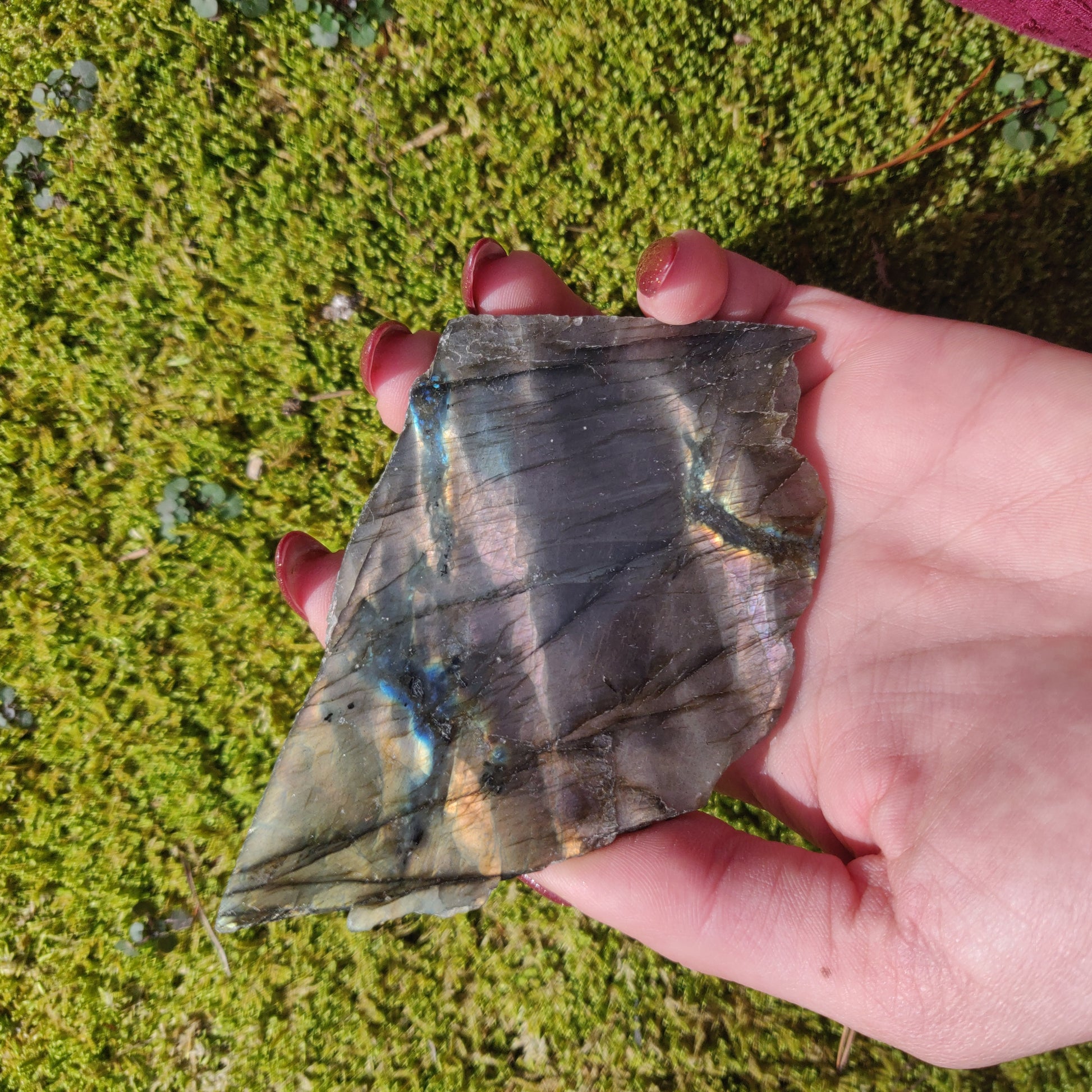 Labradorite Slab - Self Standing (#32) - Simply Affinity