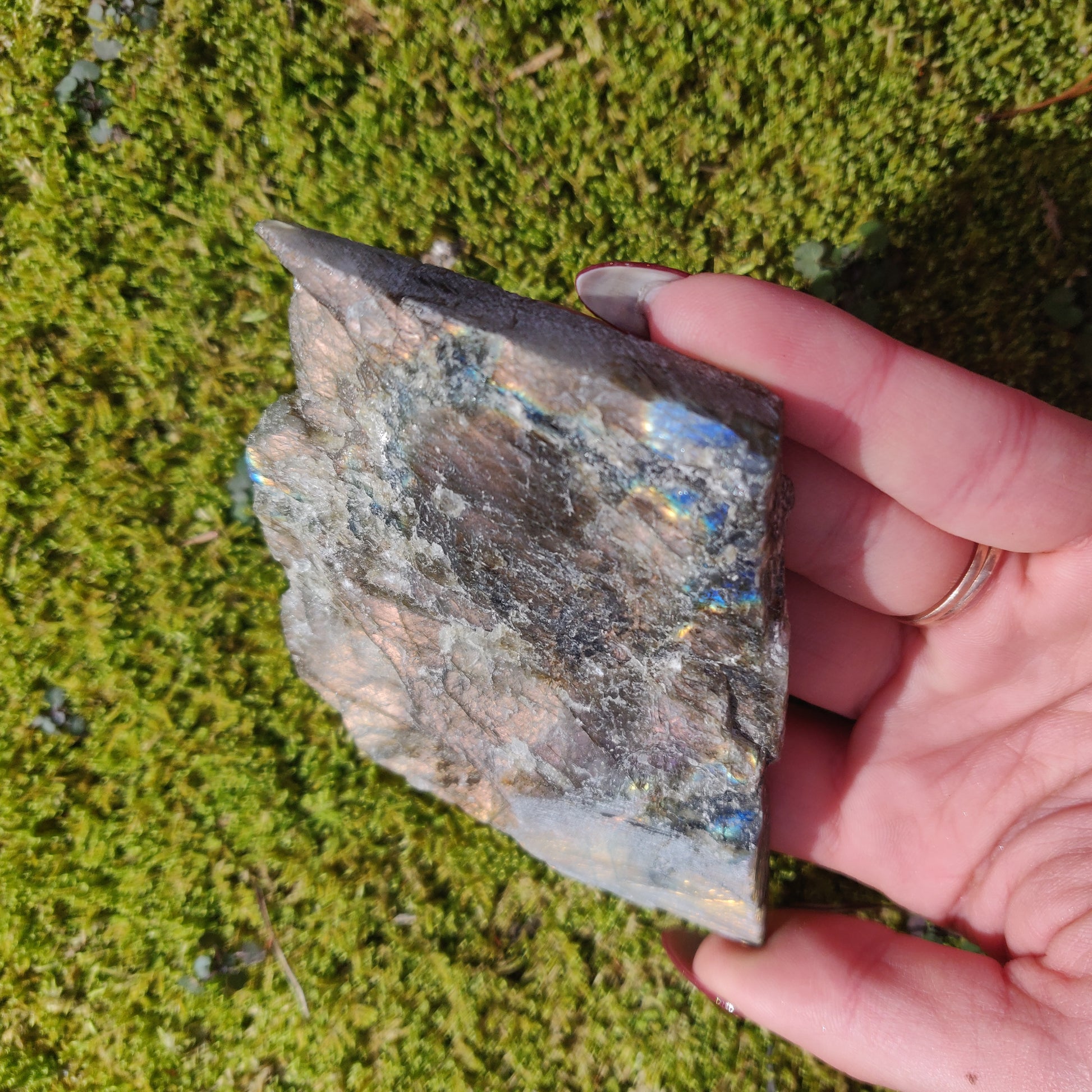 Labradorite Slab - Self Standing (#32) - Simply Affinity
