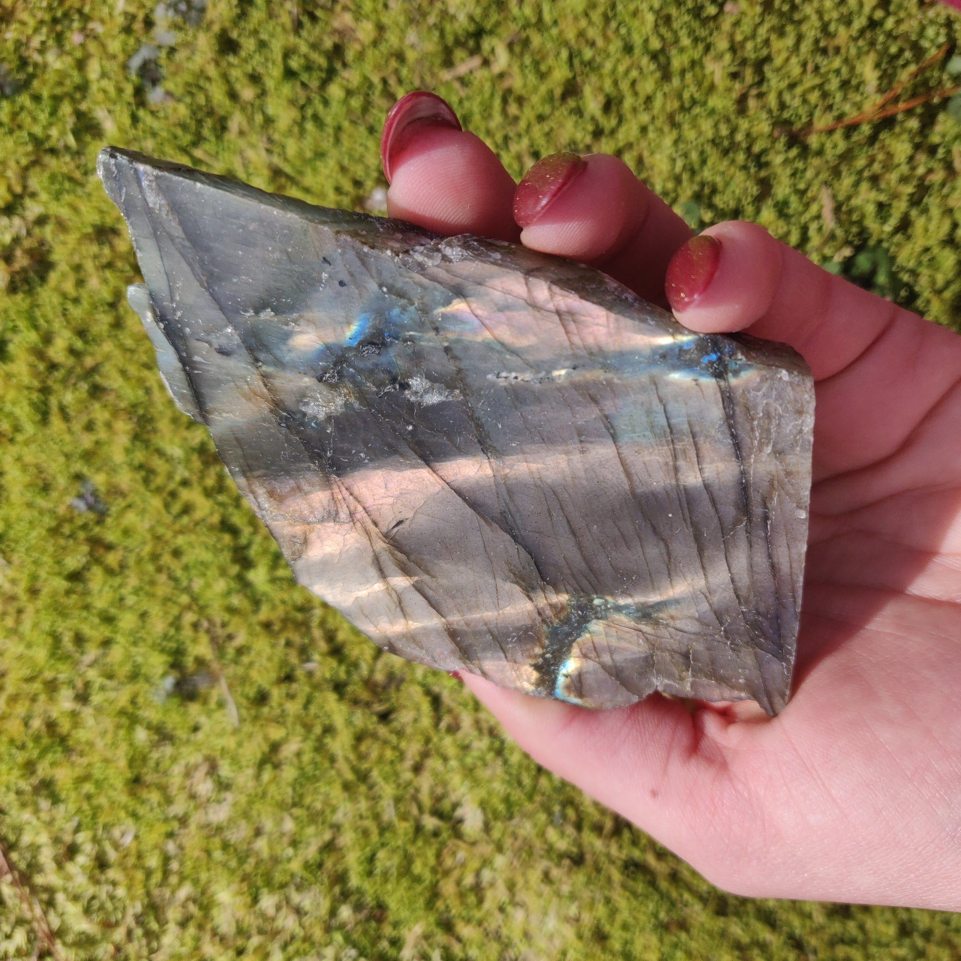 Labradorite Slab - Self Standing (#32) - Simply Affinity
