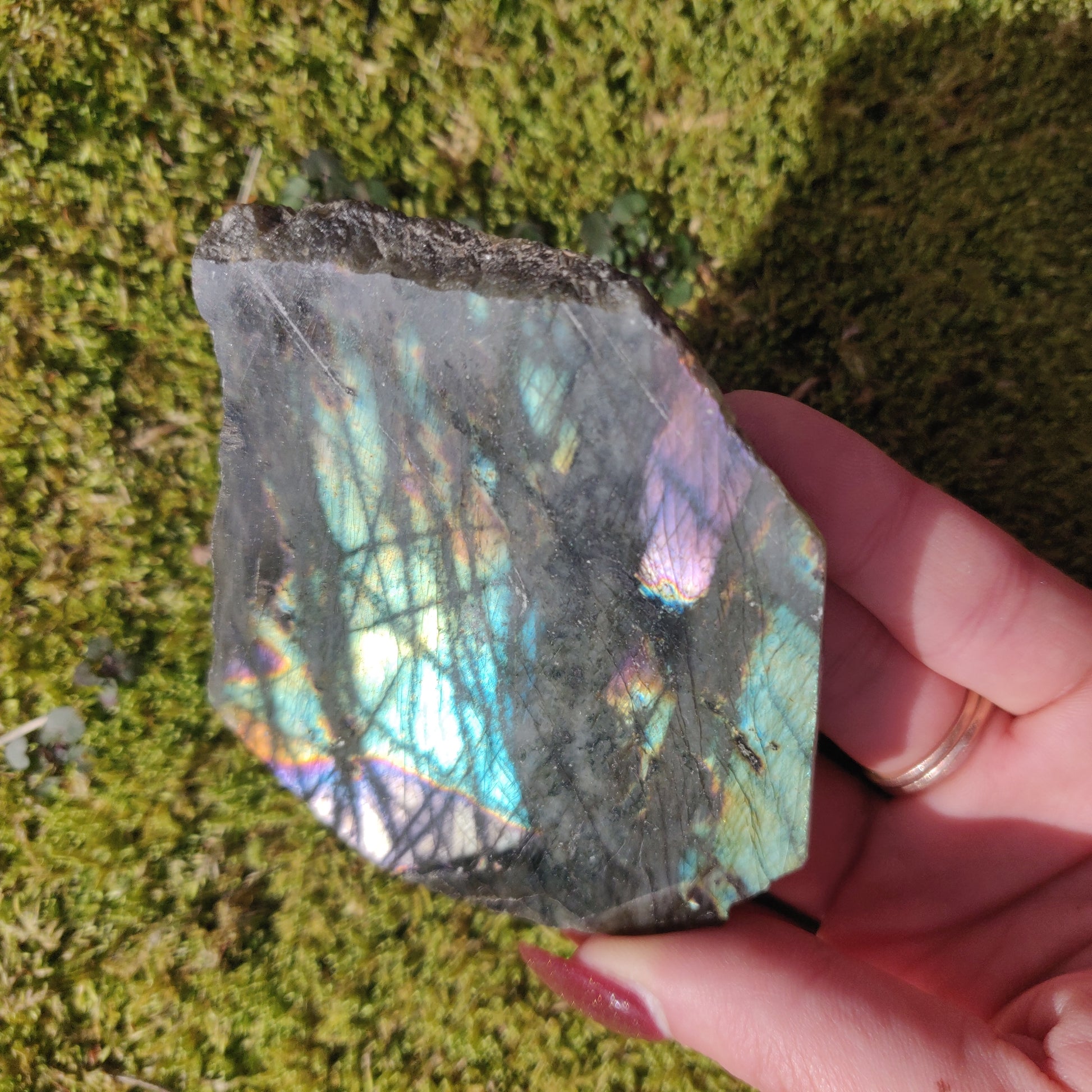 Labradorite Slab - Self-Standing (#35) - Simply Affinity