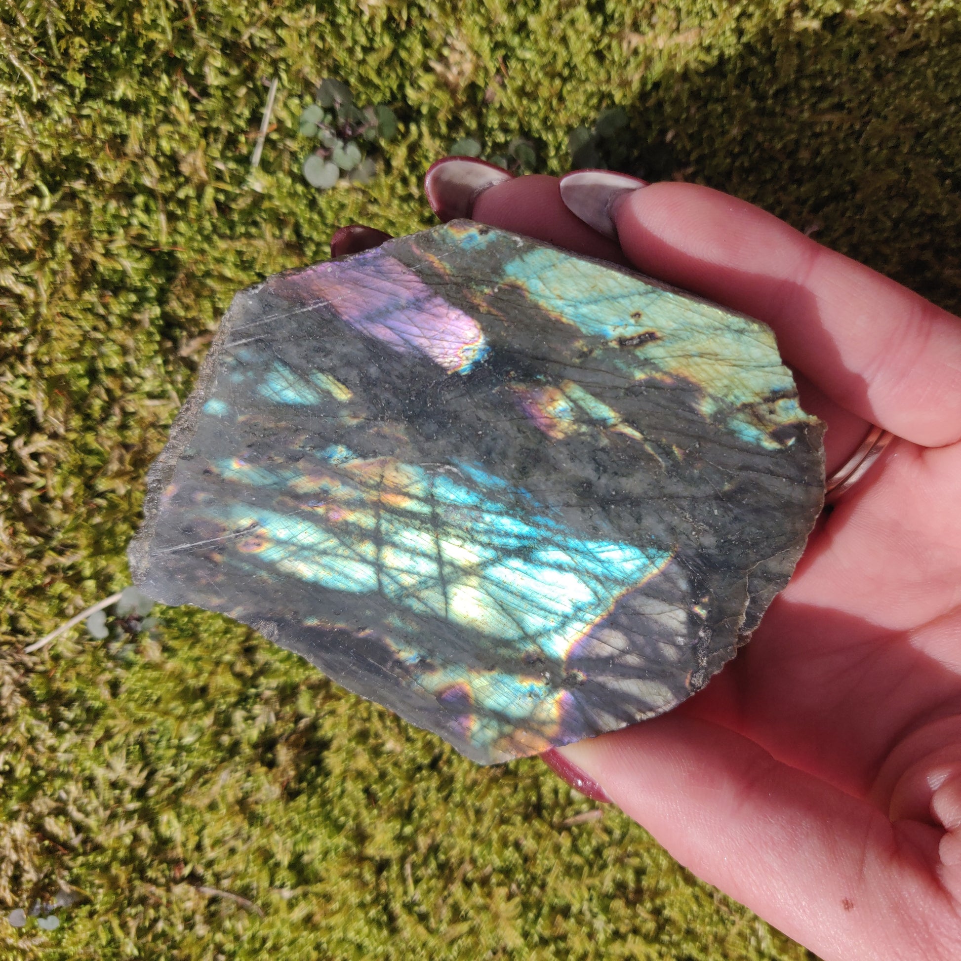 Labradorite Slab - Self-Standing (#35) - Simply Affinity