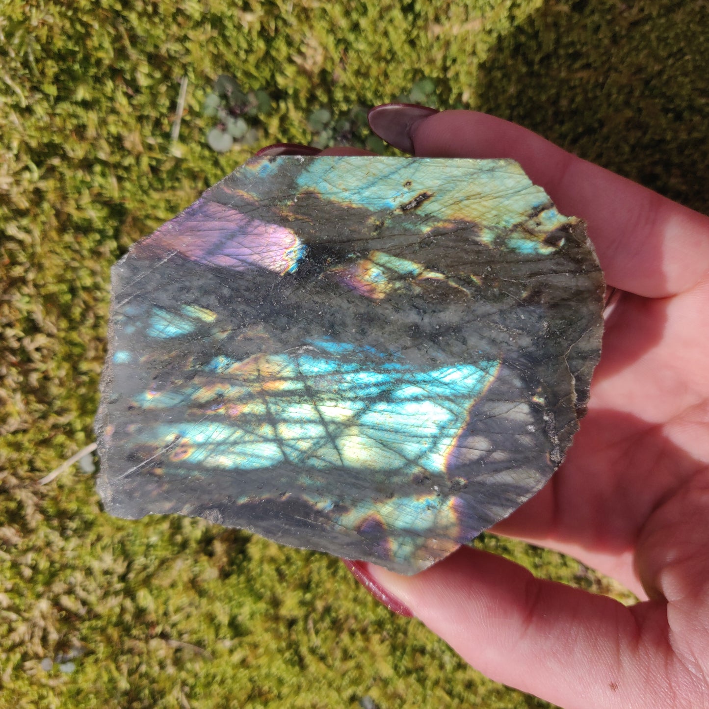 Labradorite Slab - Self-Standing (#35) - Simply Affinity