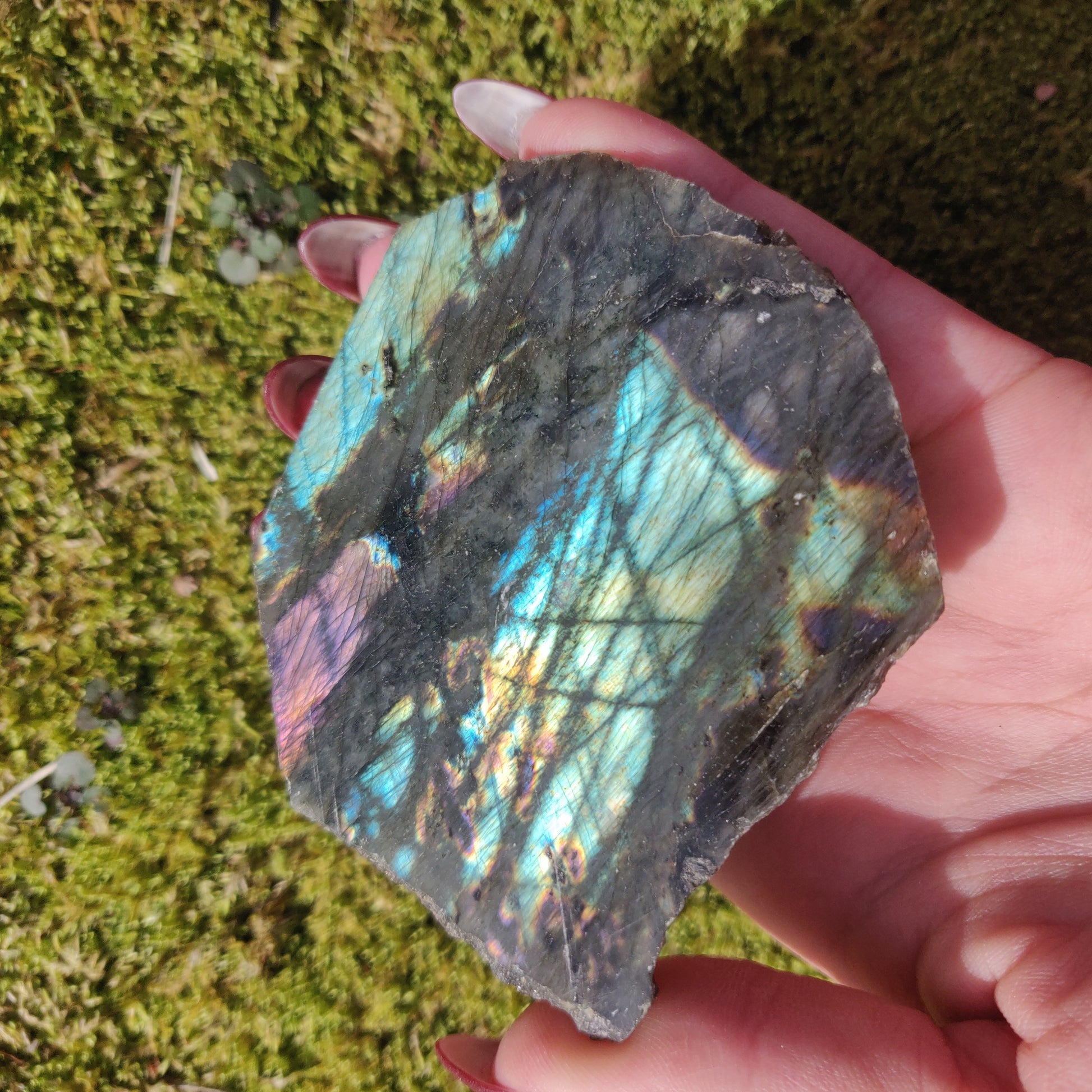 Labradorite Slab - Self-Standing (#35) - Simply Affinity